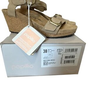 Birkenstock Papillio Women's Tan Wedge Sandals